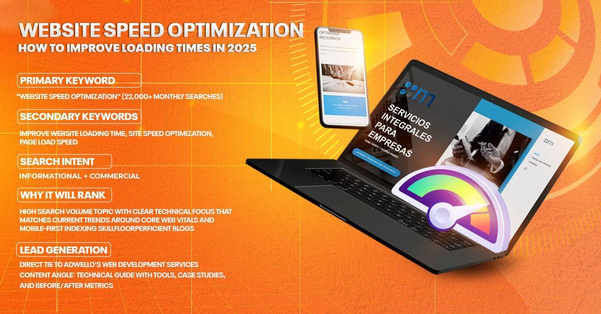 Website Speed Optimization: How to Improve Loading Times in 2025