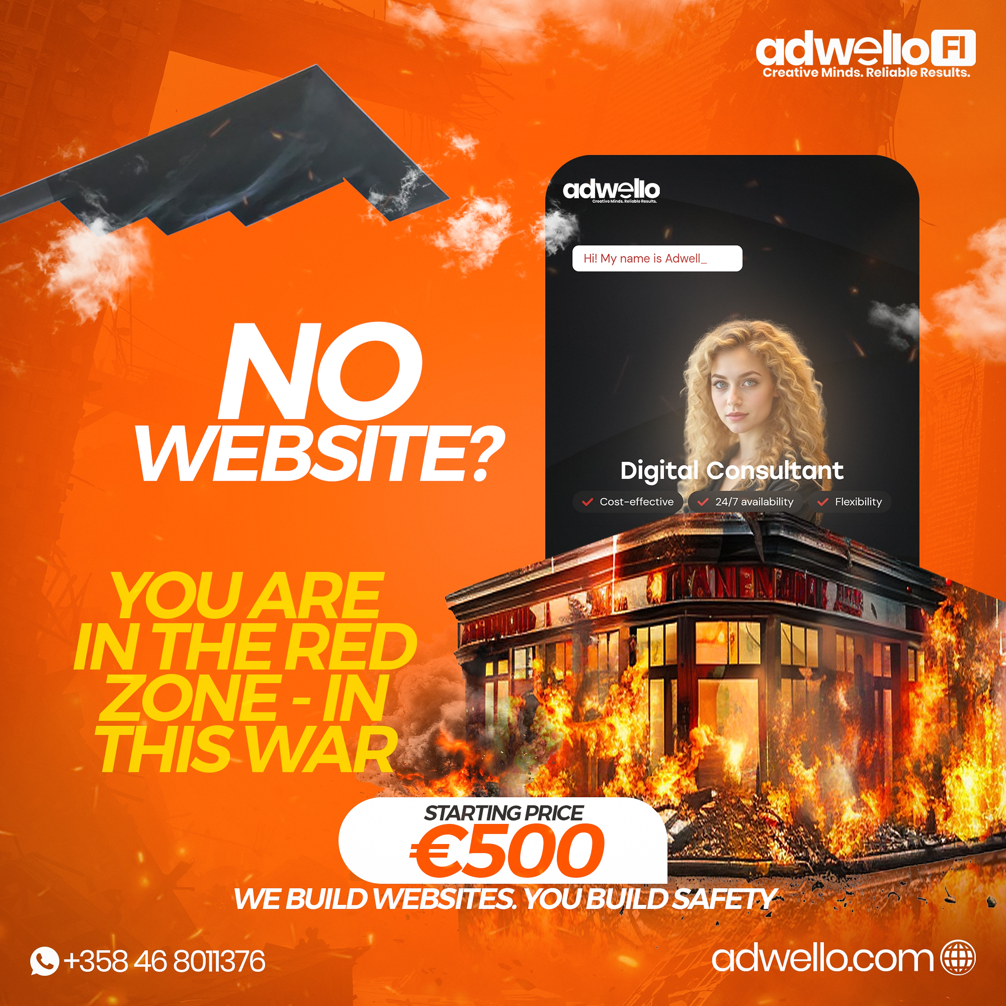  No Website? You’re in the RED ZONE!